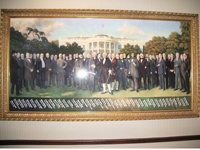 Painting showing all the presidents of the US