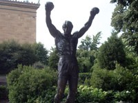 Rocky Statue